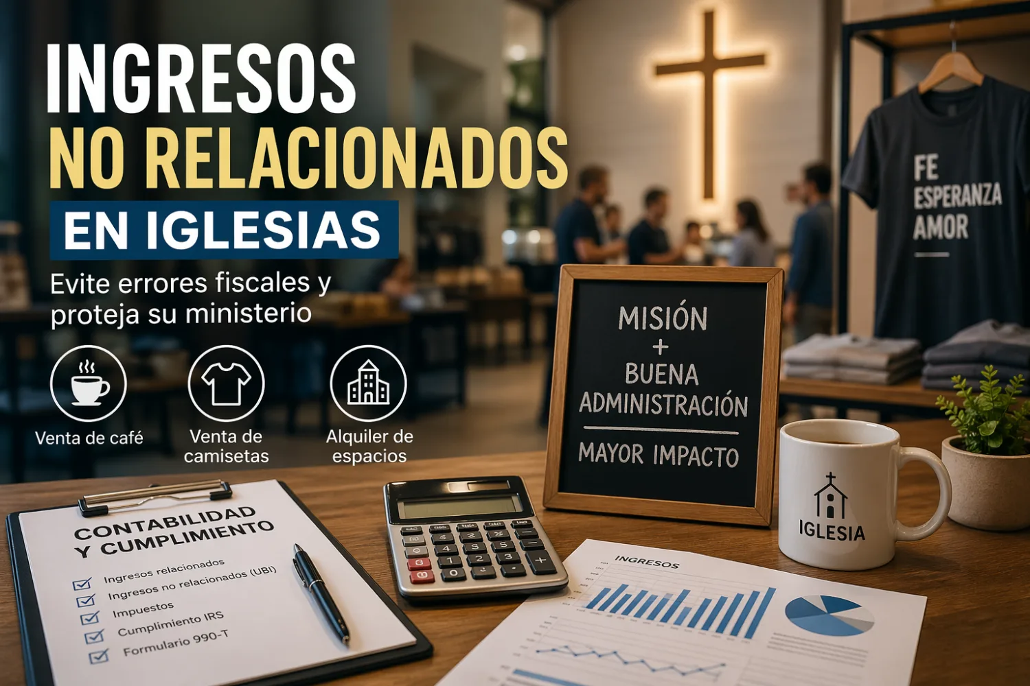 Ingresos no relacionados en iglesias: 3 errores silenciosos que pueden poner en riesgo su ministerio